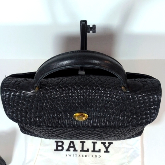 Bally Quilted Top Handle Bag and Wallet - Picture 3 of 16